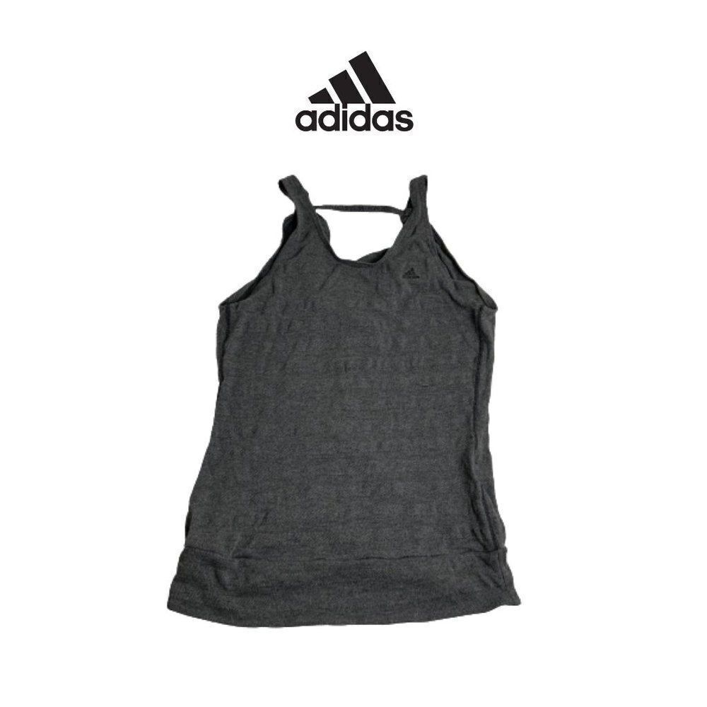 Adidas Gray Athletic Top. Sz M